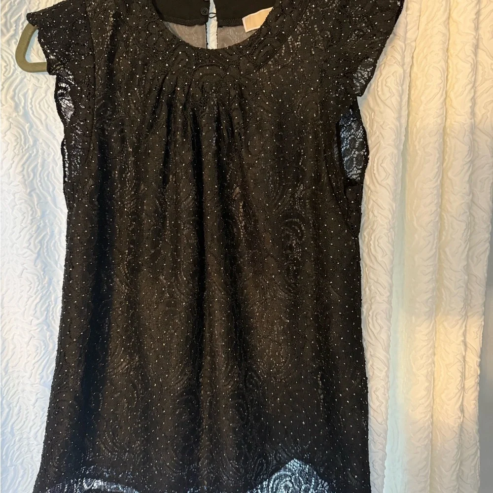 Michael Kors Sequined‎ Lace Top
